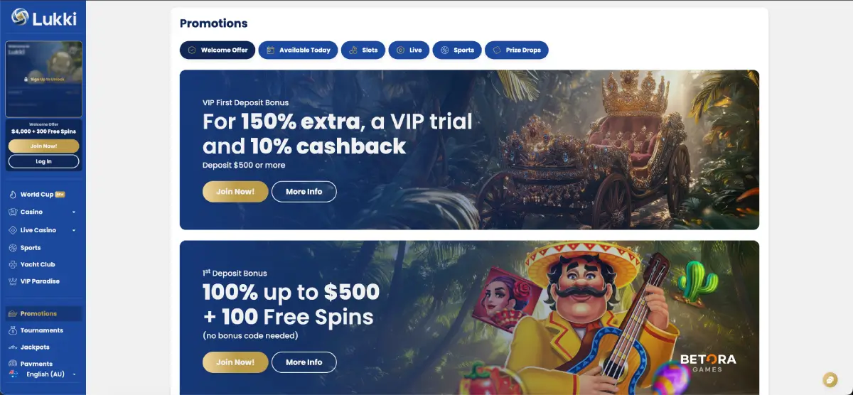Lukki Casino Promo
